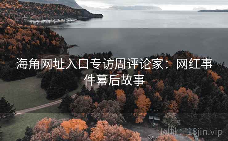 海角网址入口专访周评论家：网红事件幕后故事